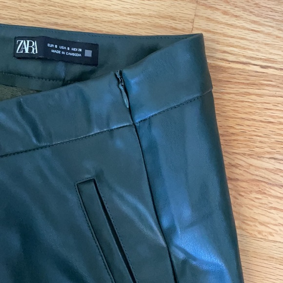 Zara leather skinny pants - Picture 3 of 8